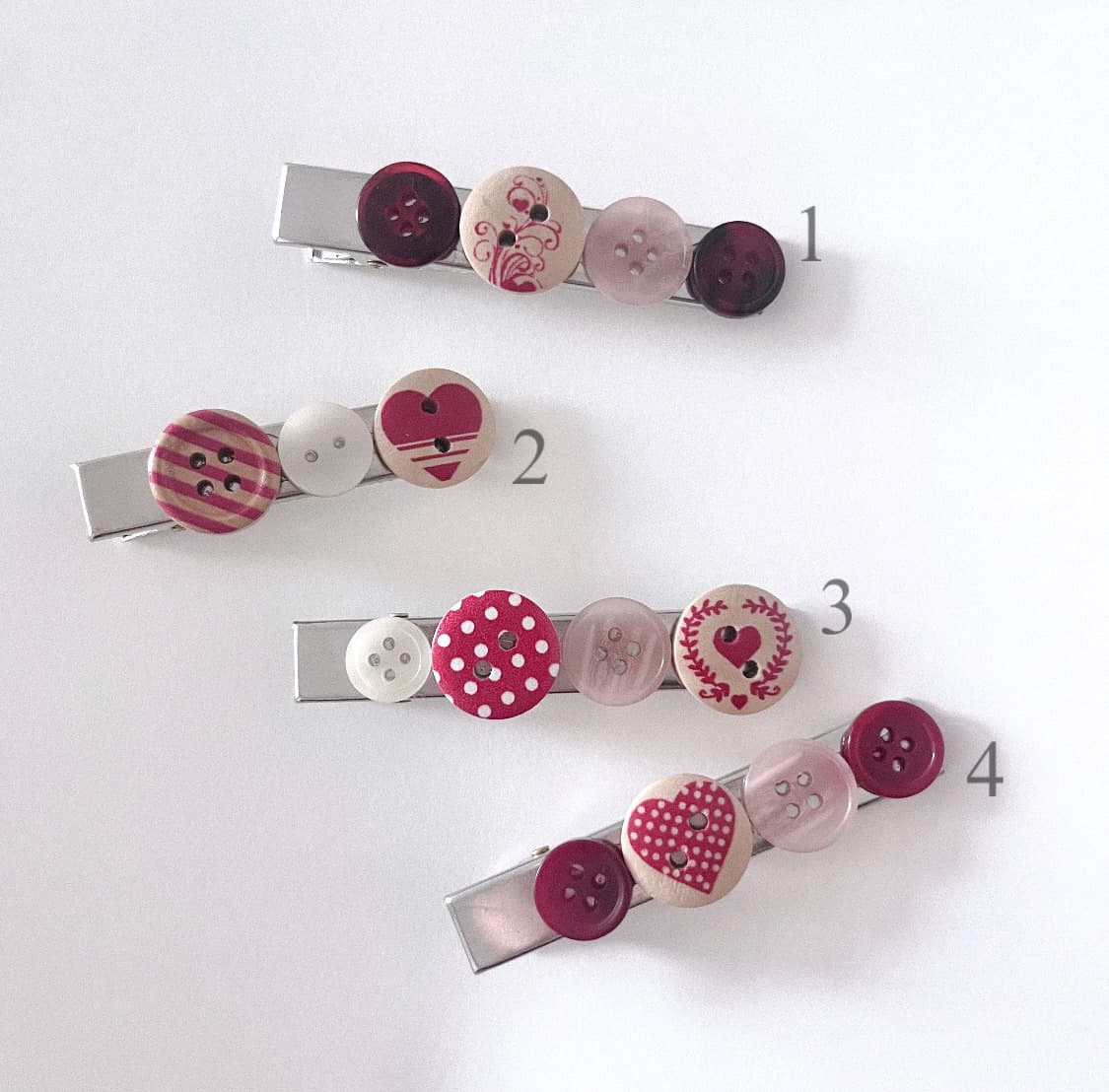 One&Only Button Hair-pin 단추 헤어핀 상품이미지2