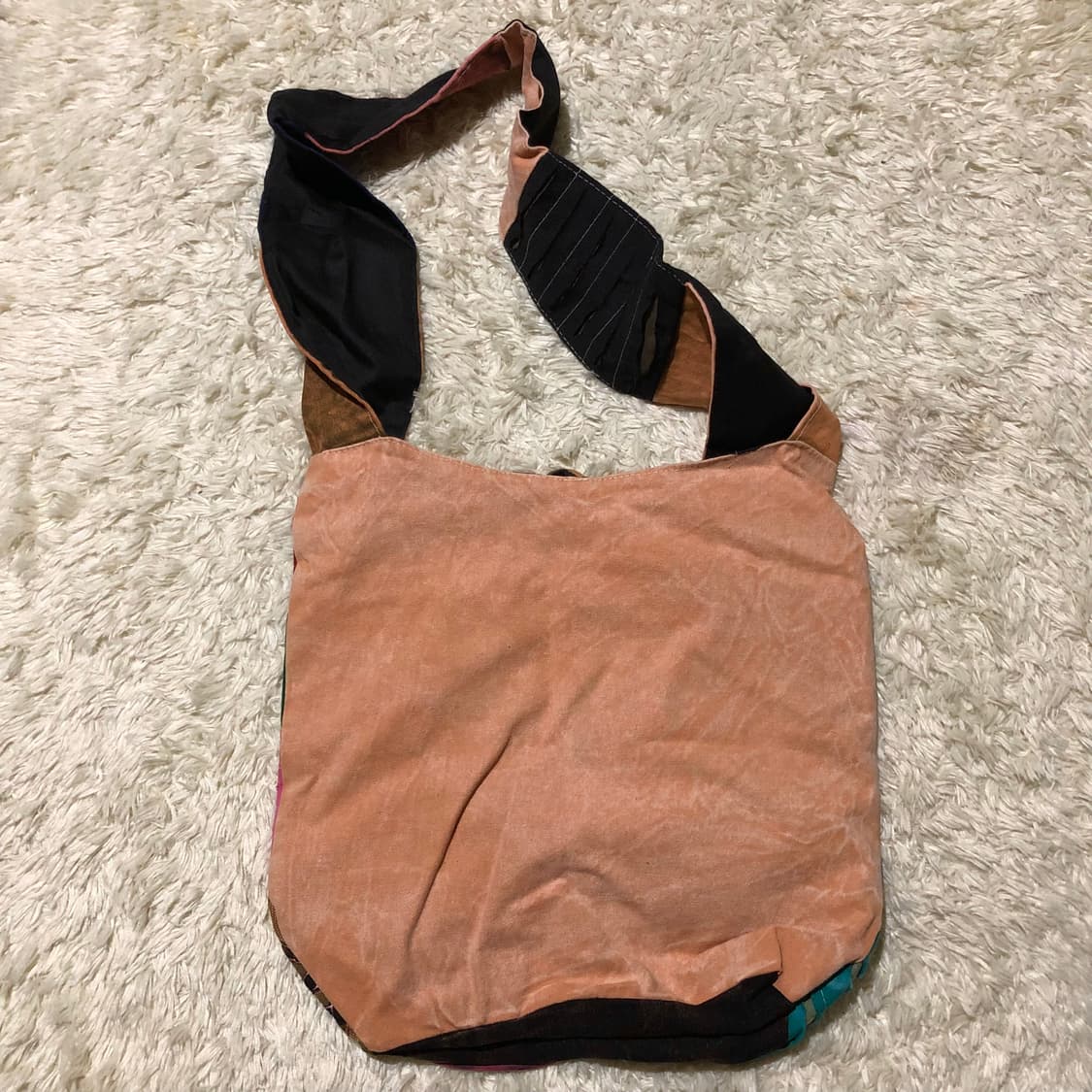 히피 크로스백 새상품 희귀 패치워크 가방 상품이미지3