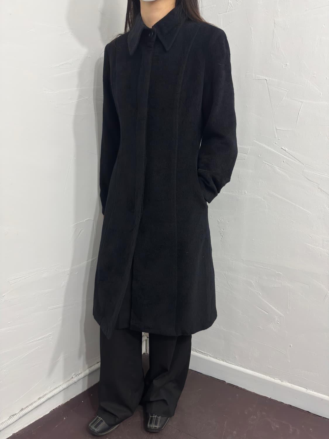 indivi button long coat 상품이미지4