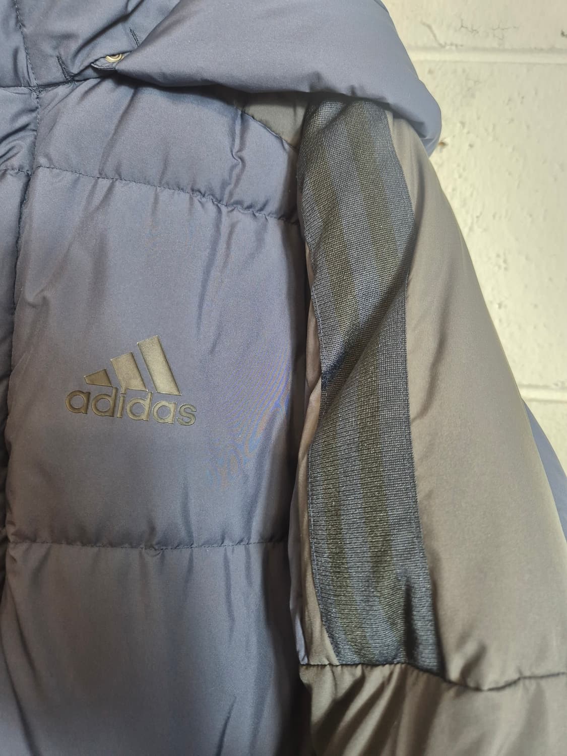 95 )아디다스 덕다운 후드 패딩 점퍼 네이비 상품이미지2