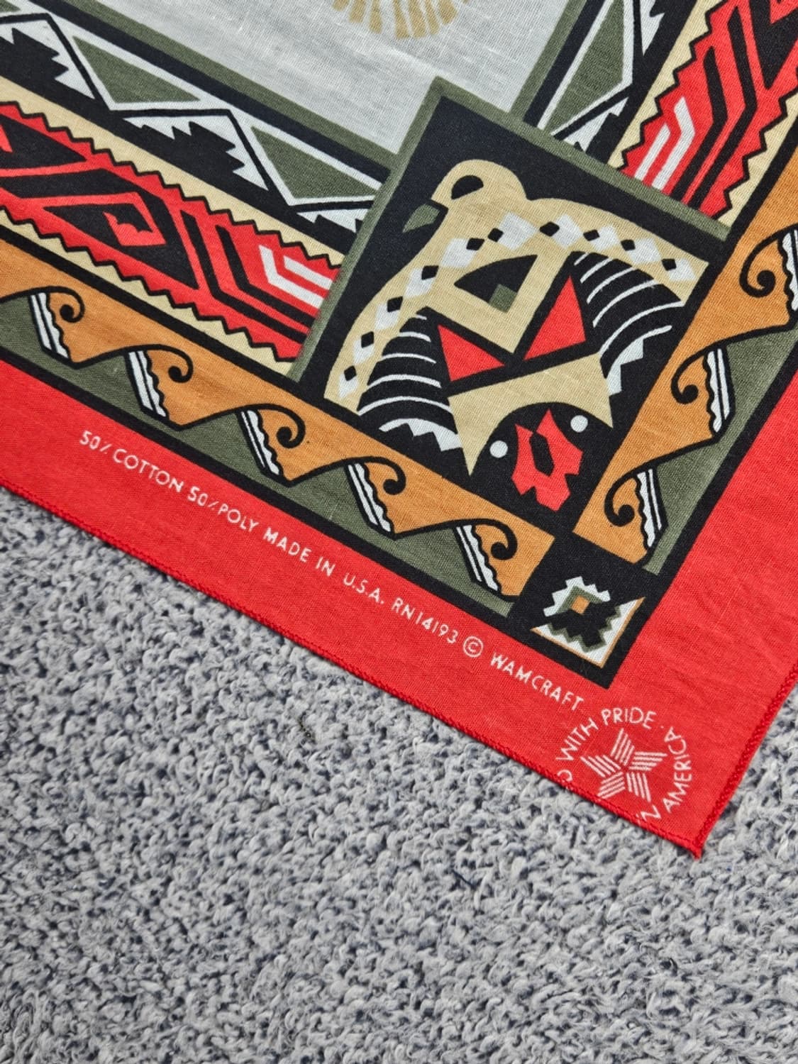 USA 사우스웨스트 썬더버드 반다나 ( 52X52 ) / 11705 상품이미지3