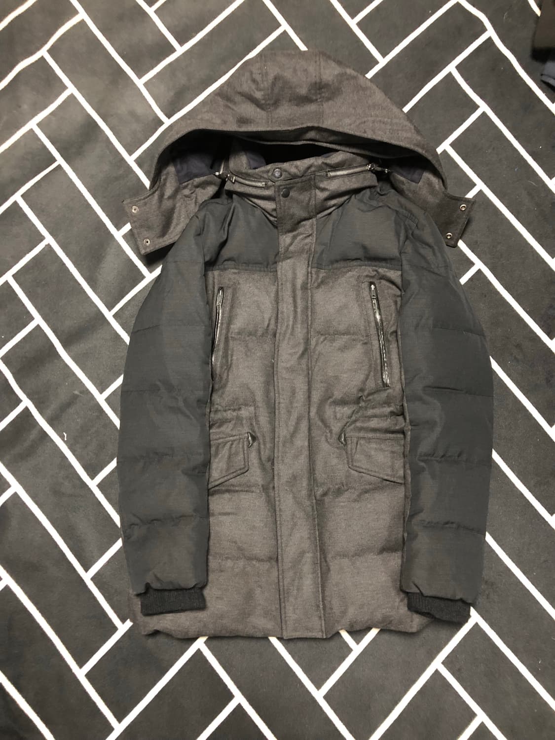 (횡재가)솔리드옴므 우영미 후드구스패딩/몽클레어스톤프라다톰포드톰브라운 상품이미지2