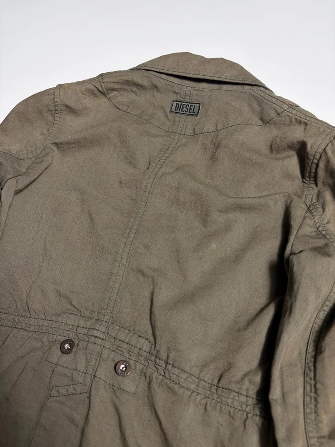 디젤 DIESEL 00's Y2K 밀리터리 카고 자켓 R1742 상품이미지5