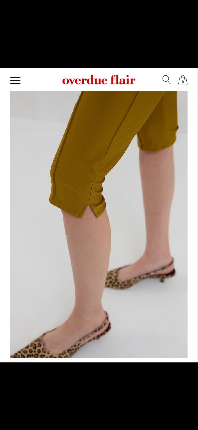 오버듀플레어 BANDING BIKER SHORTS_GOLD 상품이미지3