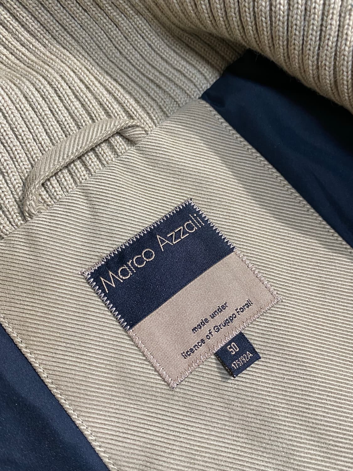 [50] Marco Azzali 이태리 미니멀 베이지 코튼 봄버자켓 상품이미지8