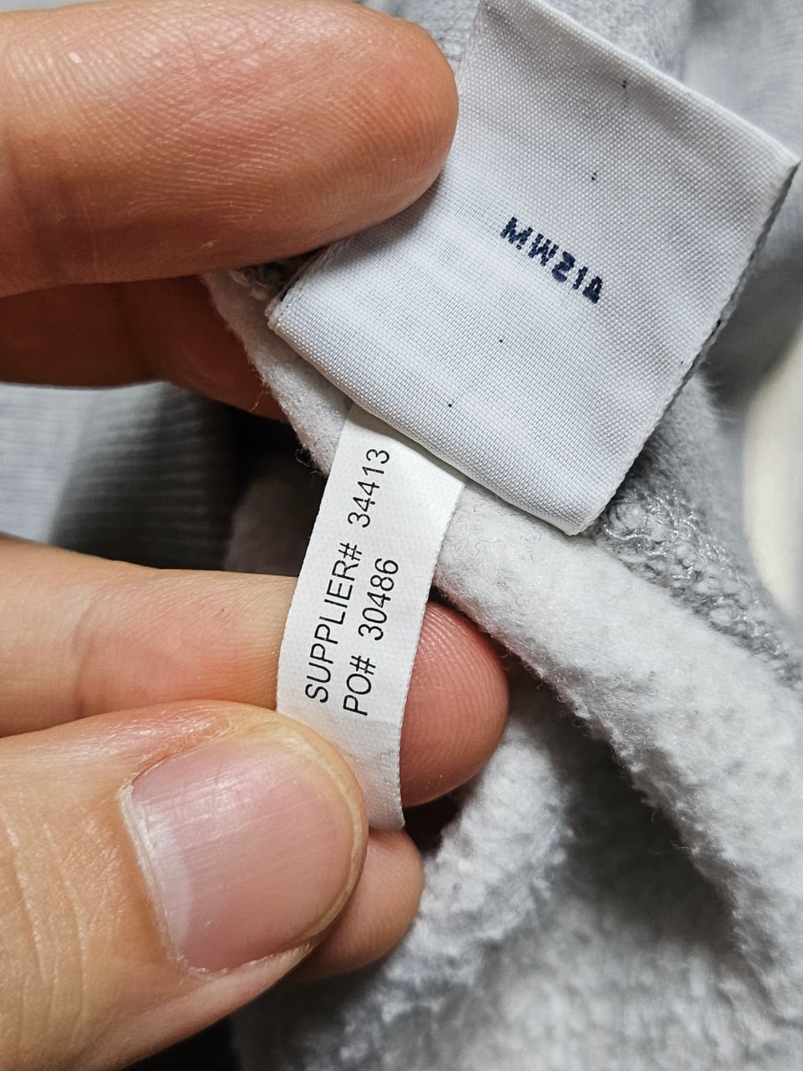 폴로랄프로렌 헤비웨이트 약기모 후드집업 M 상품이미지9