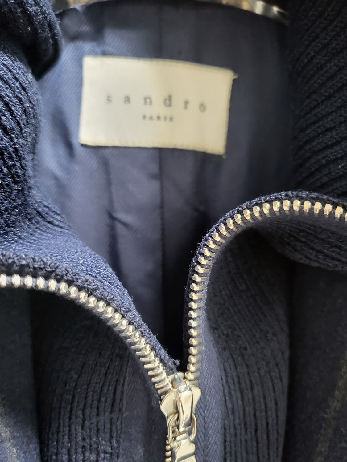 Sandro  스트라이프 니트 코트 38사이즈 44-66 상품이미지3