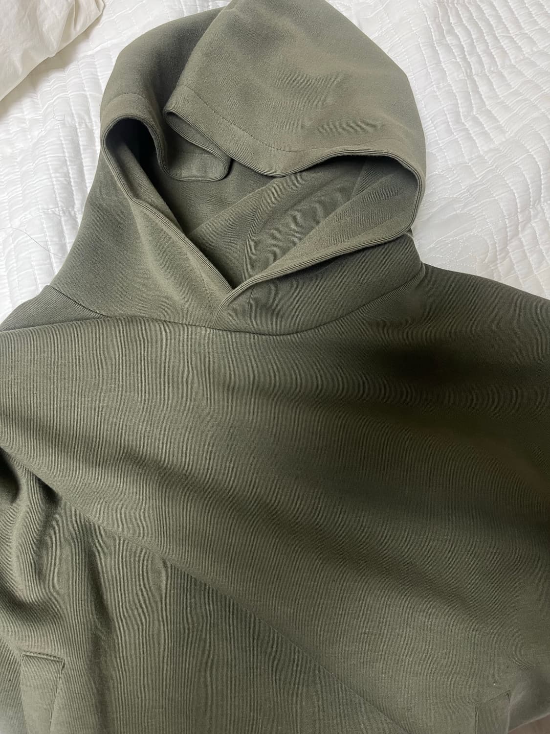 유니클로 C 스웻 후드티 올리브  상품이미지1