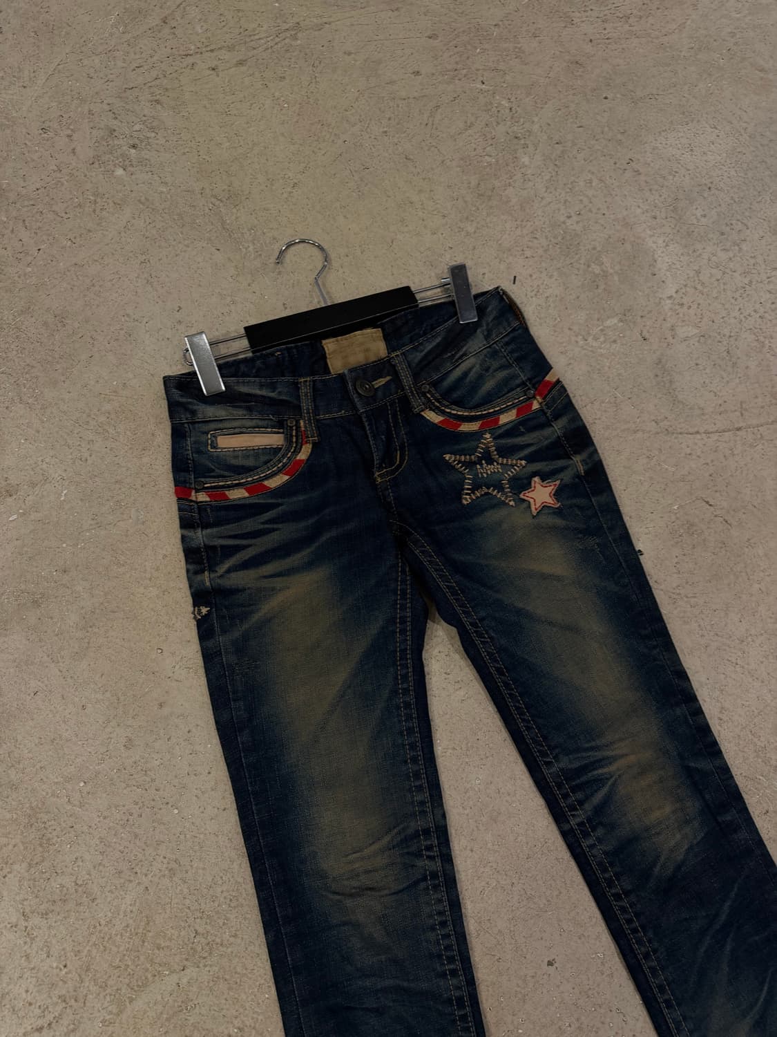 ROLITA JEANS 별 패치 포인트 진 상품이미지2