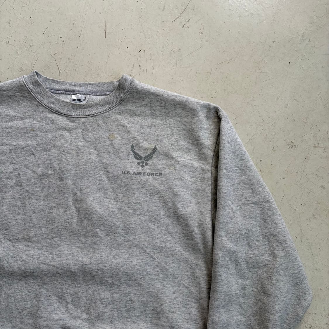 USAF OG 미공군 빈티지 스웻셔츠 XL 상품이미지3
