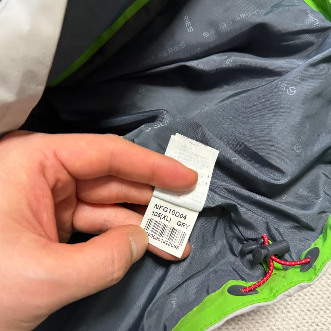 노스페이스 써밋시리즈 고어텍스 바람막이 자켓 상품이미지5