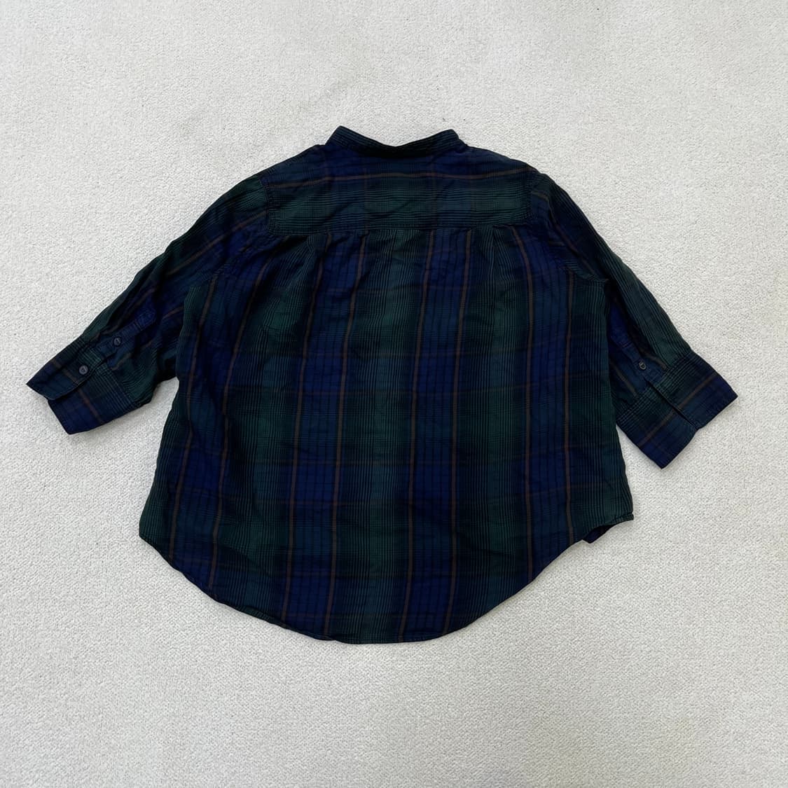 100 빈폴 여성 체크 남방 0325M 상품이미지4