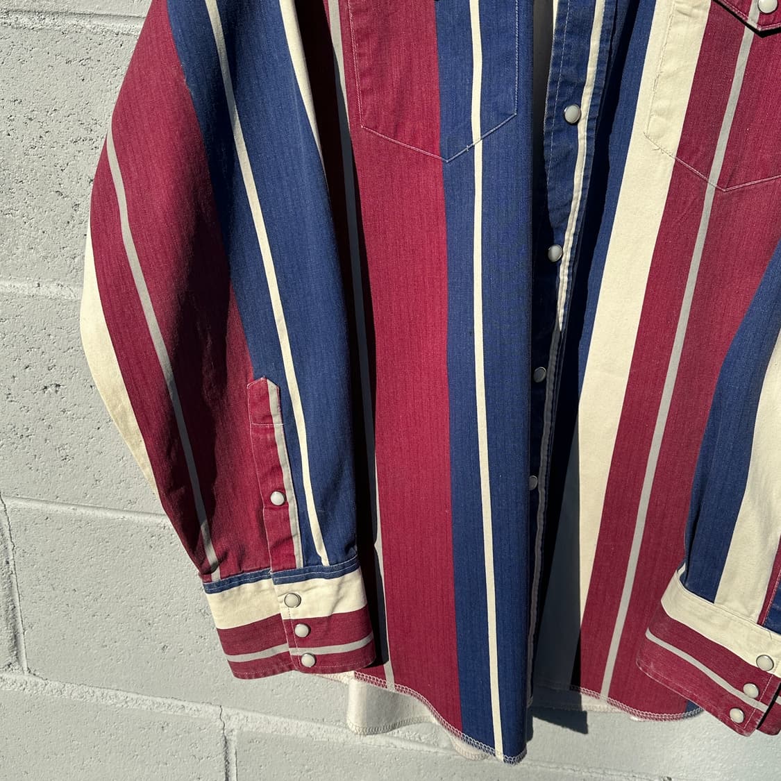 [XL] 랭글러 스트라이프 웨스턴 셔츠 상품이미지5