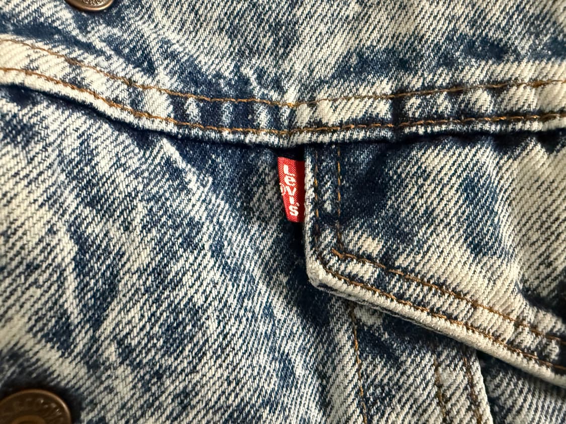 1980년대 미국 생산 Levi’s 빈티지 셰르파 데님 자켓 상품이미지6