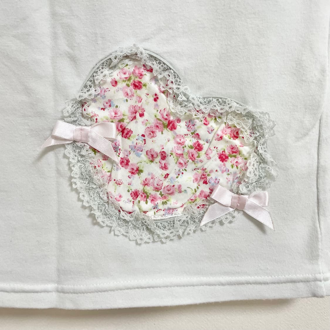 Liz lisa 리즈리사 빅리본 레터링 레이스 딱붙탑 히메갸루 히메카지 상품이미지8