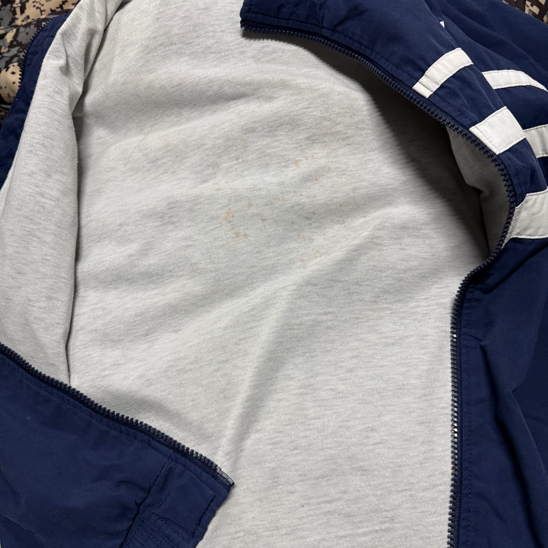 아디다스 00s 파이어버드 올드스쿨 배색 우븐 윈드브레이커 자켓 상품이미지6