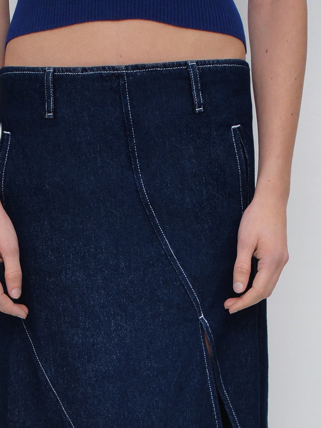 [S]기마구아스 Oahu 데님 스커트 상품이미지4