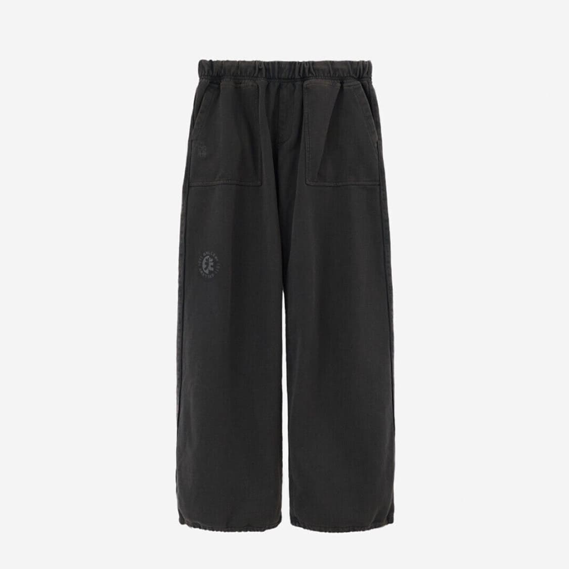 폴리테루 1011 퍼티그 스웨트팬츠 1.2v 블리치드 블랙 상품이미지1