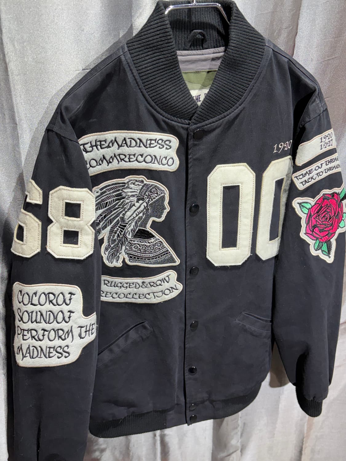 XL 폴더보이즈 인디언 패치 코튼 바시티 상품이미지6