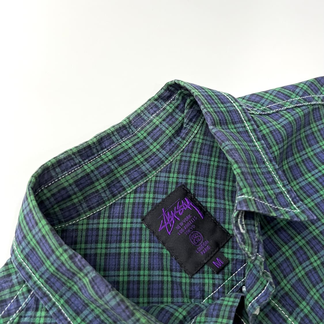[93] Stussy 스투시 체크 셔츠 상품이미지3