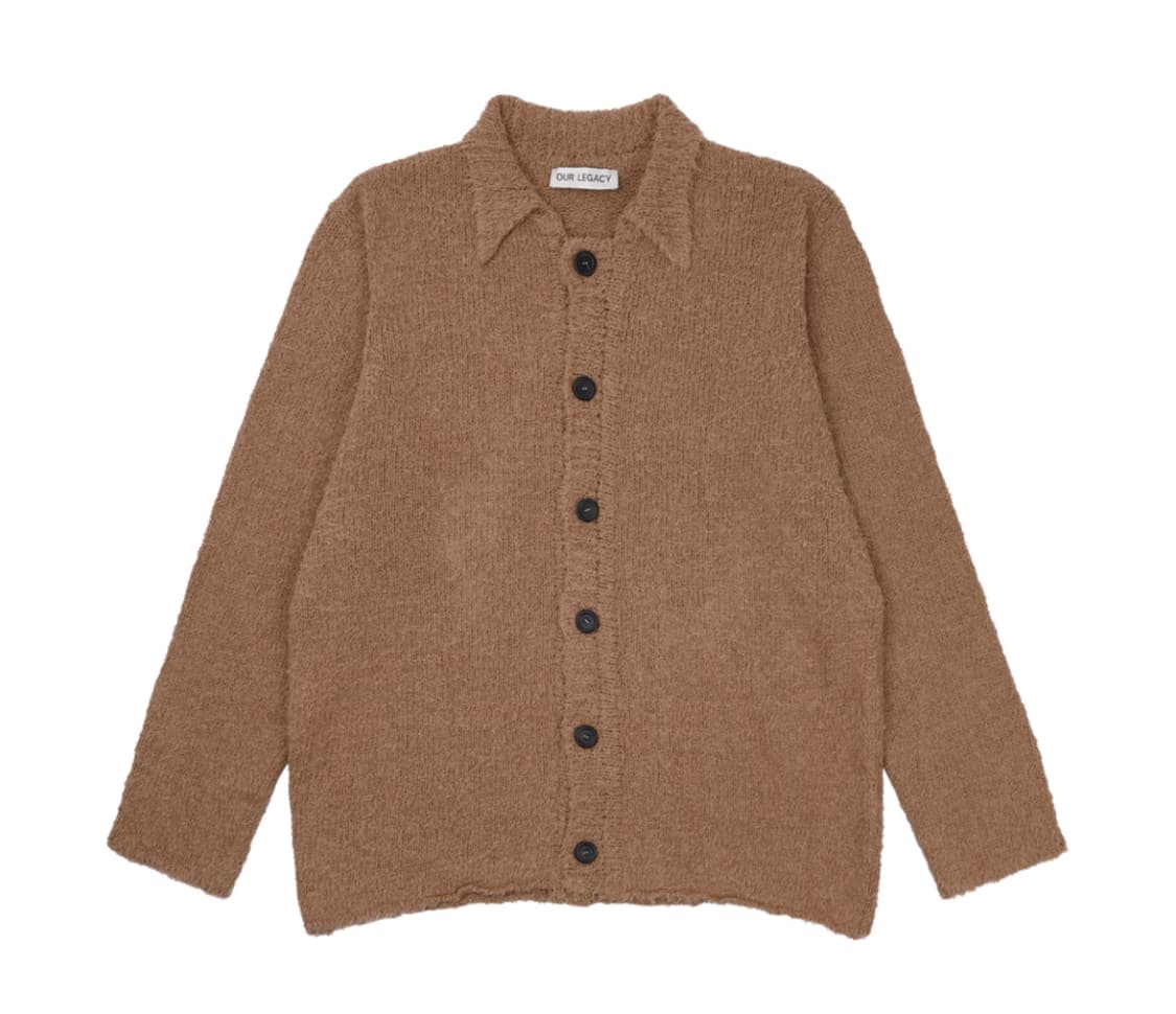 아워레가시 빅 사이즈 가디건 카라멜 클라우디 코튼 48 상품이미지1
