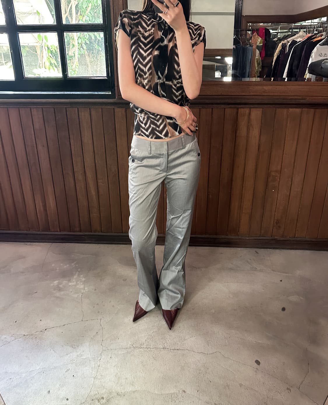 BURBERRY LONDON semi-bootcut pants 상품이미지2
