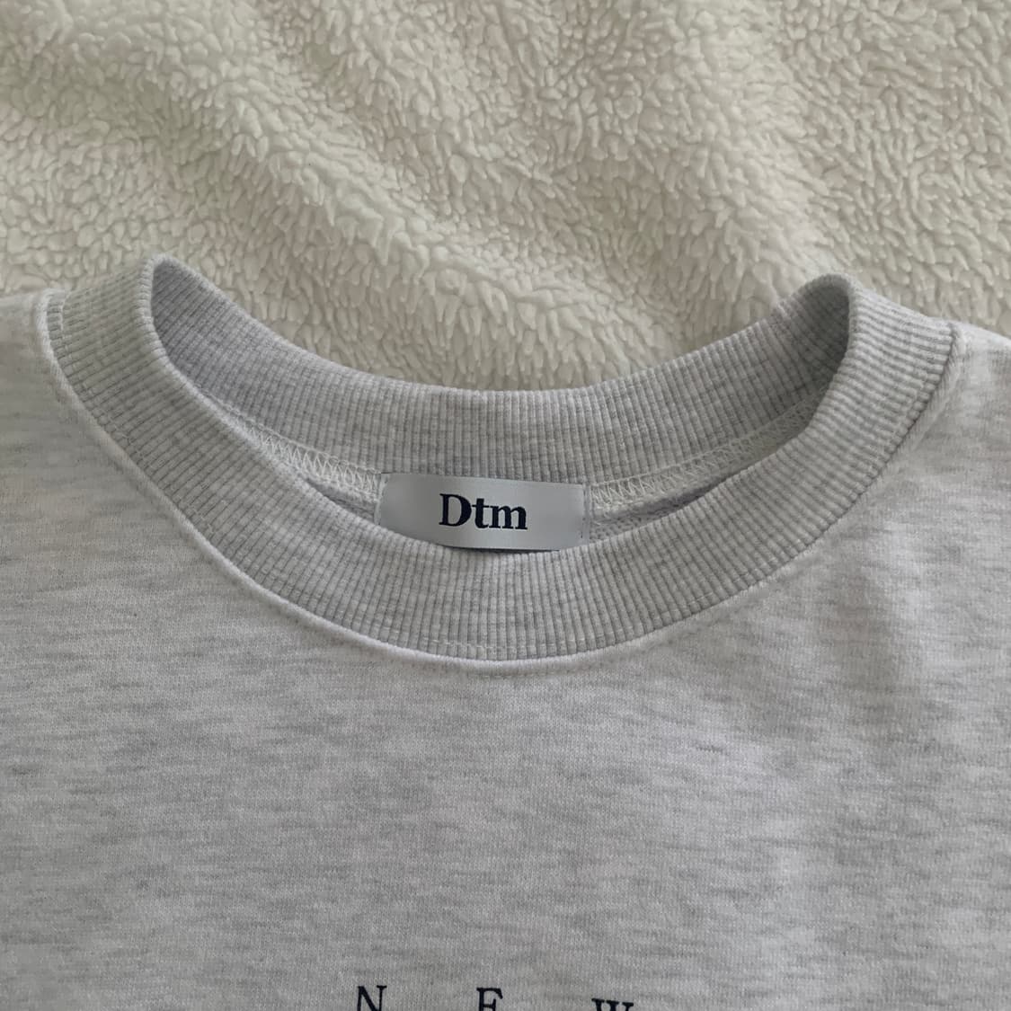 Dtm 햄프셔 레터링 루즈핏 남여공용 맨투맨 상품이미지3