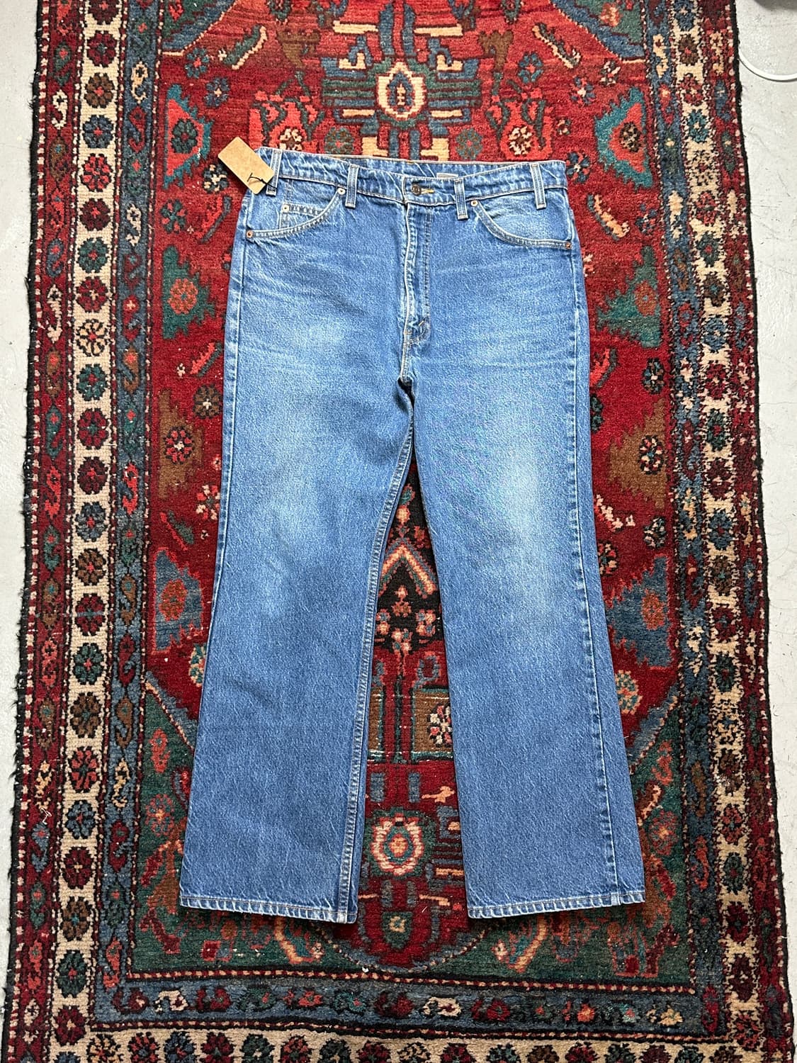 90's USA Made 리바이스 517 오렌지탭 부츠컷 플레어진 상품이미지1