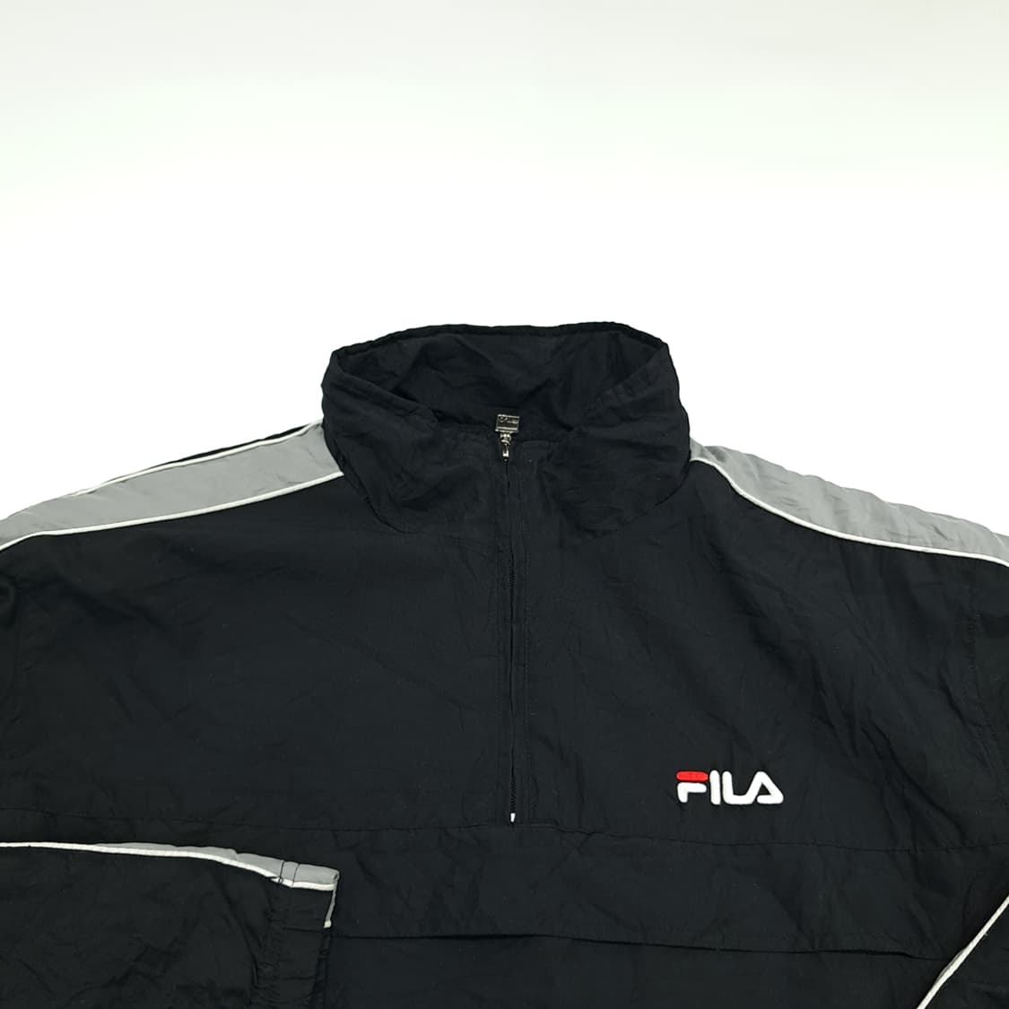 CN465 XL FILA 필라 올드스쿨 윈드브레이커 하프집업 자켓 점퍼 상품이미지3