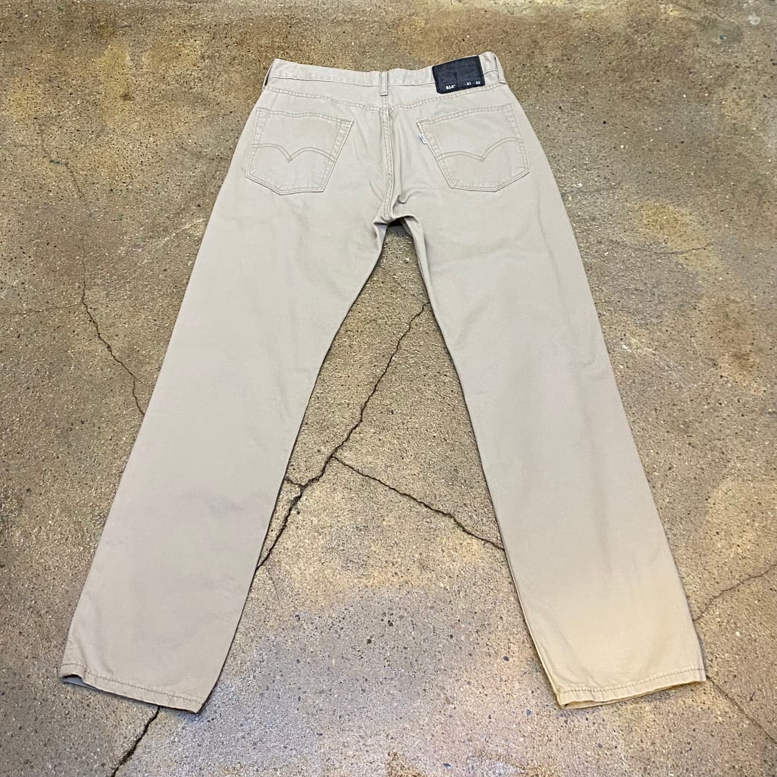 빈티지 리바이스 514 베이지진 청바지 상품이미지5