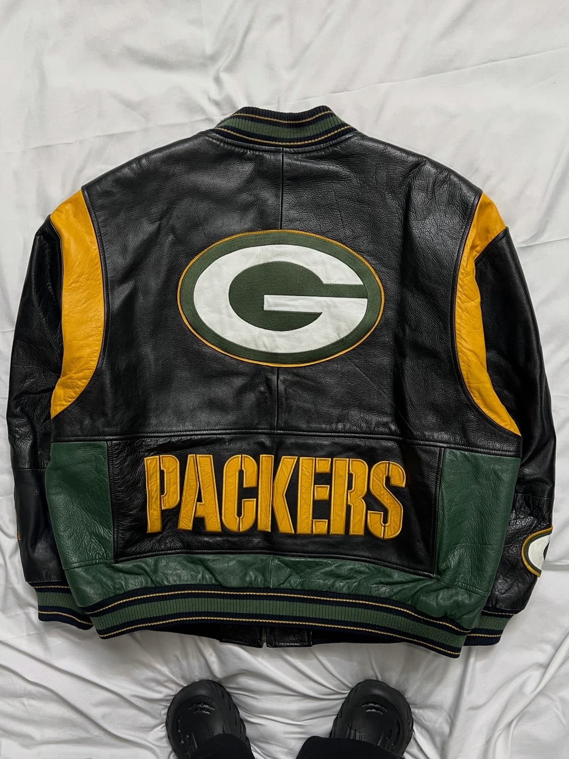 G-III NFL 그린베이 패커스 가죽자켓 상품이미지2