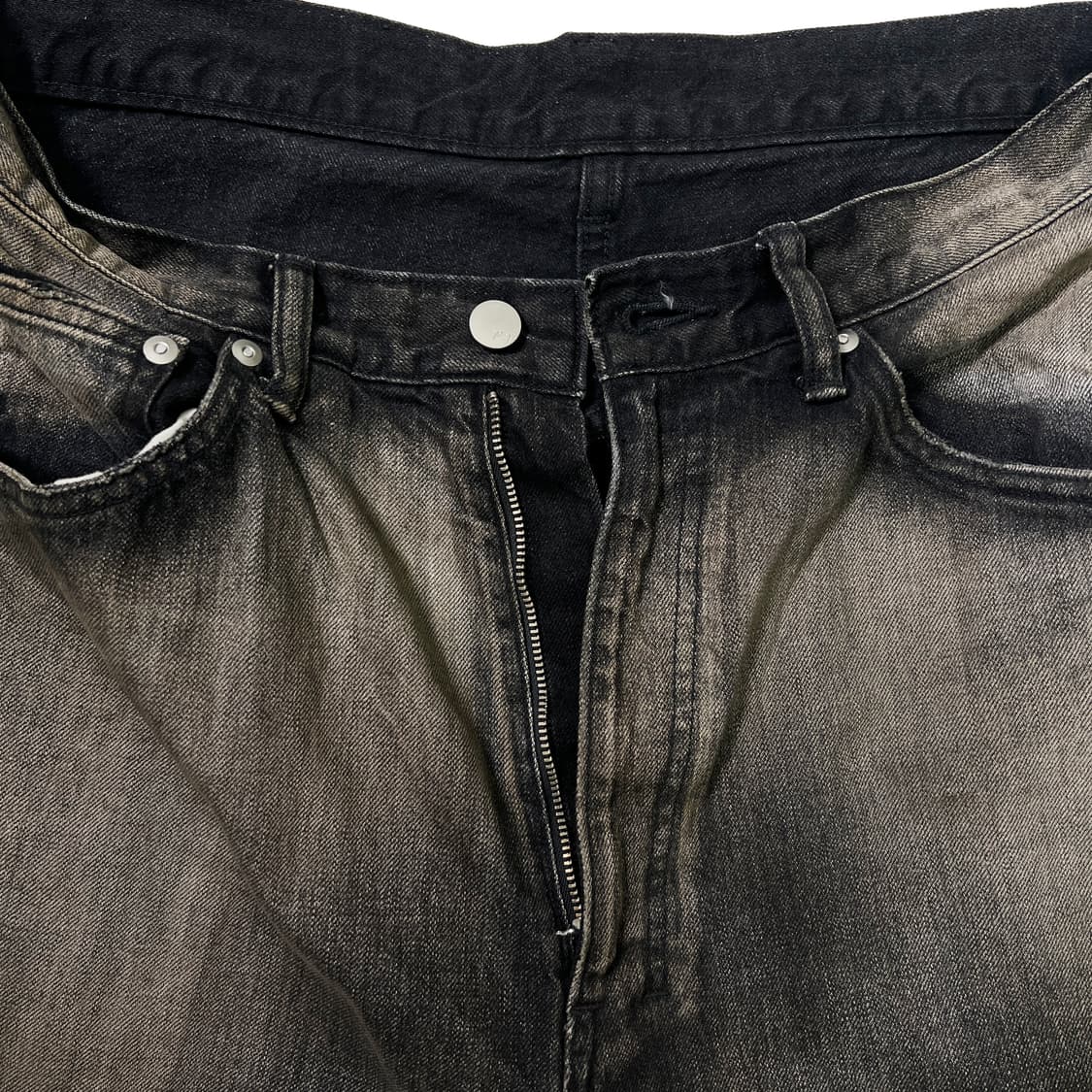 ancellm 안셀름 24fw 에이징 와이드 5P 데님 팬츠 (2) 상품이미지4