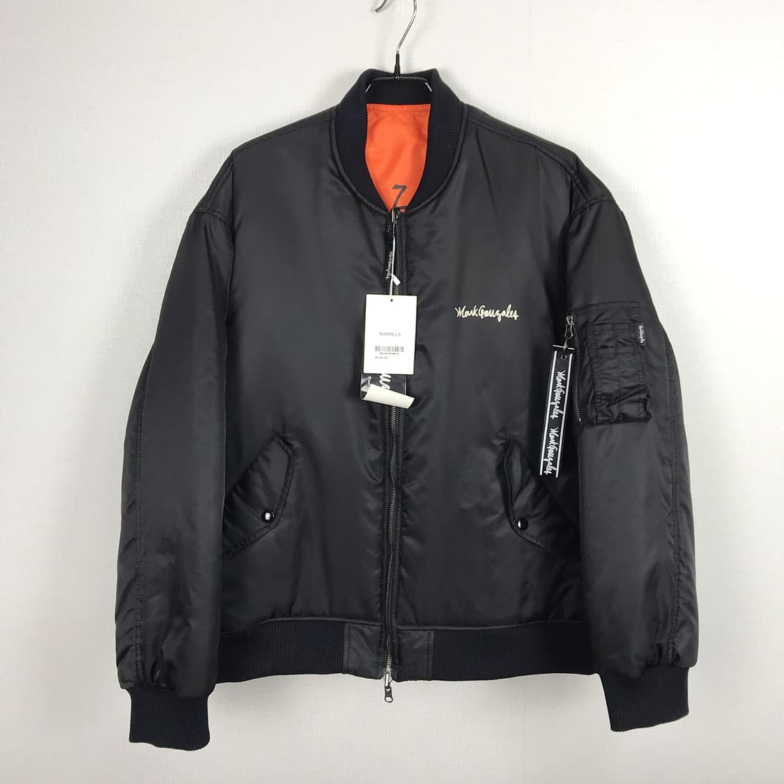 와키윌리 마크곤잘레스 리버시블 ma1 항공 점퍼 새상품 남성XL 상품이미지1