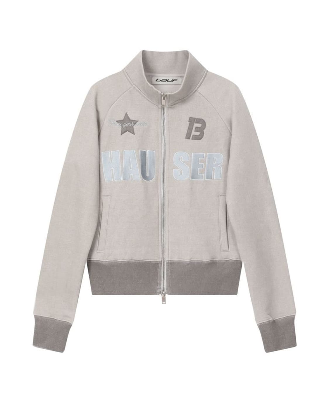 바우프 크롭 집업 자켓 상품이미지1