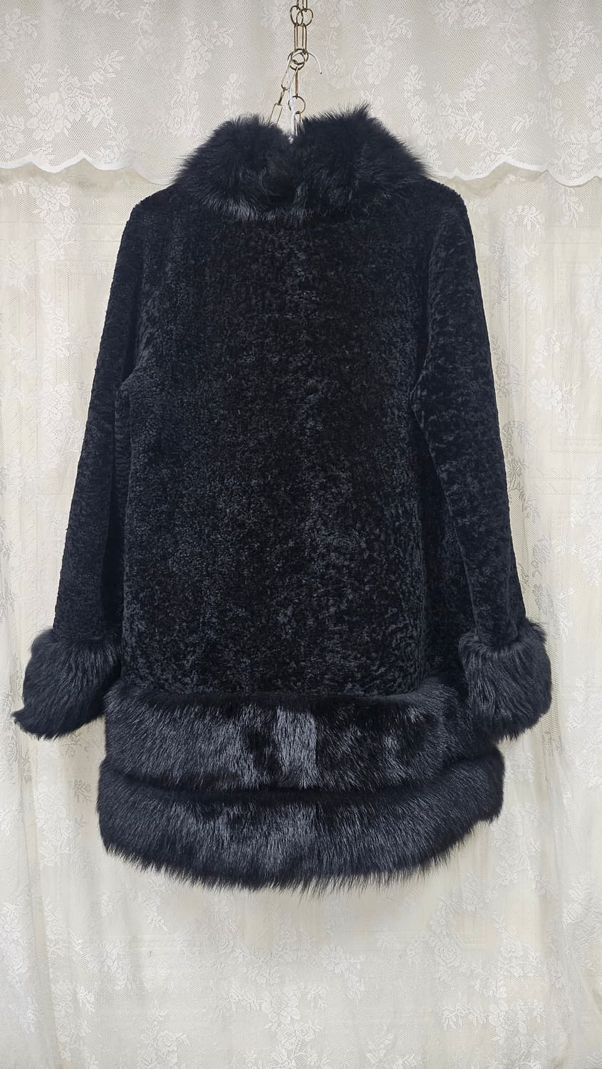 양모 트리밍 양모코트 상품이미지3