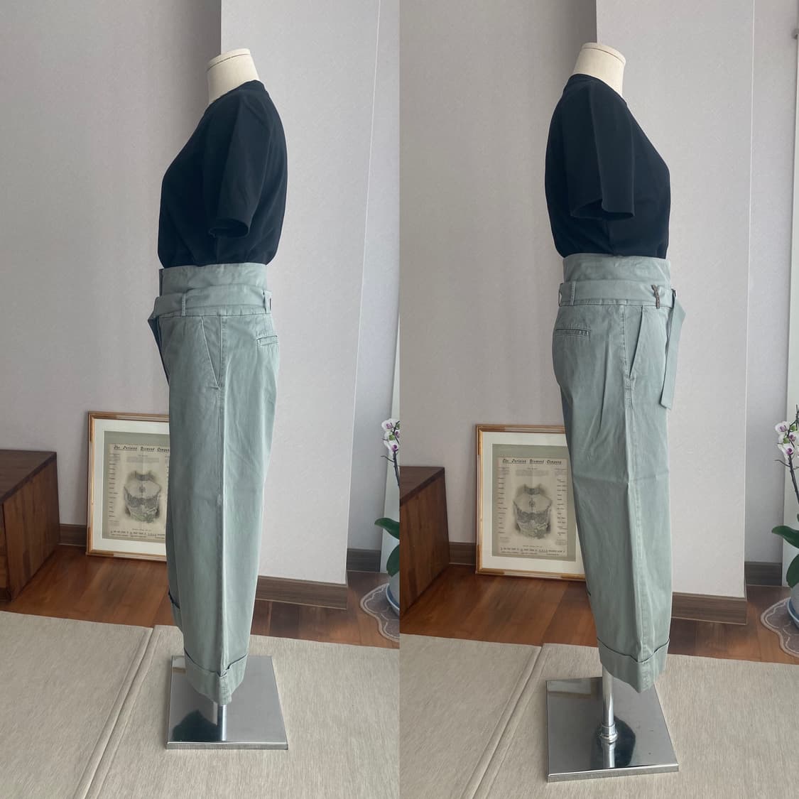 PESERICO 페세리코 크롭 코튼슬랙스(40) 상품이미지2