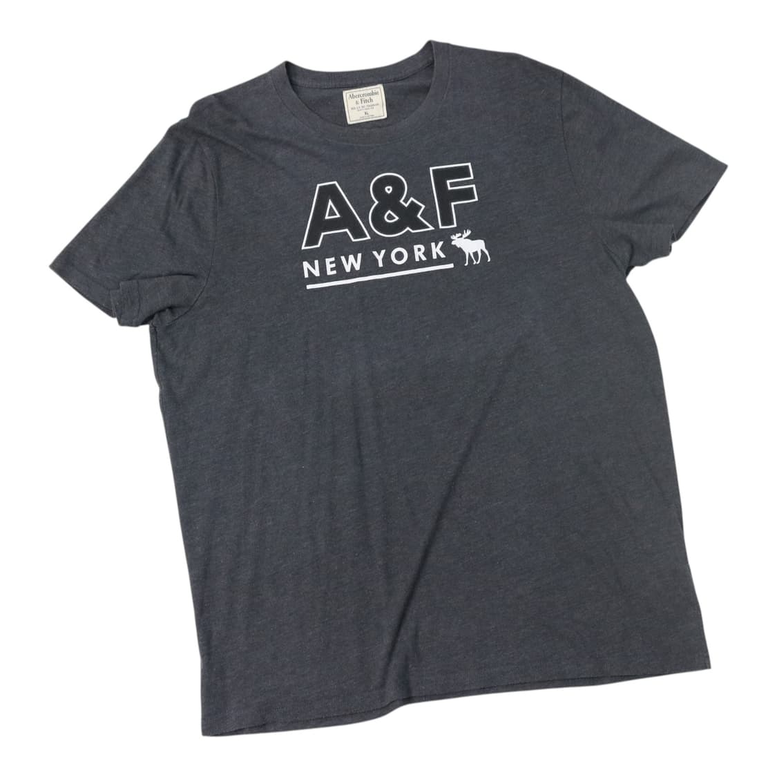 아베크롬비 앤 피치 뉴욕 머슬핏 챠콜 티셔츠 (XL) 상품이미지1