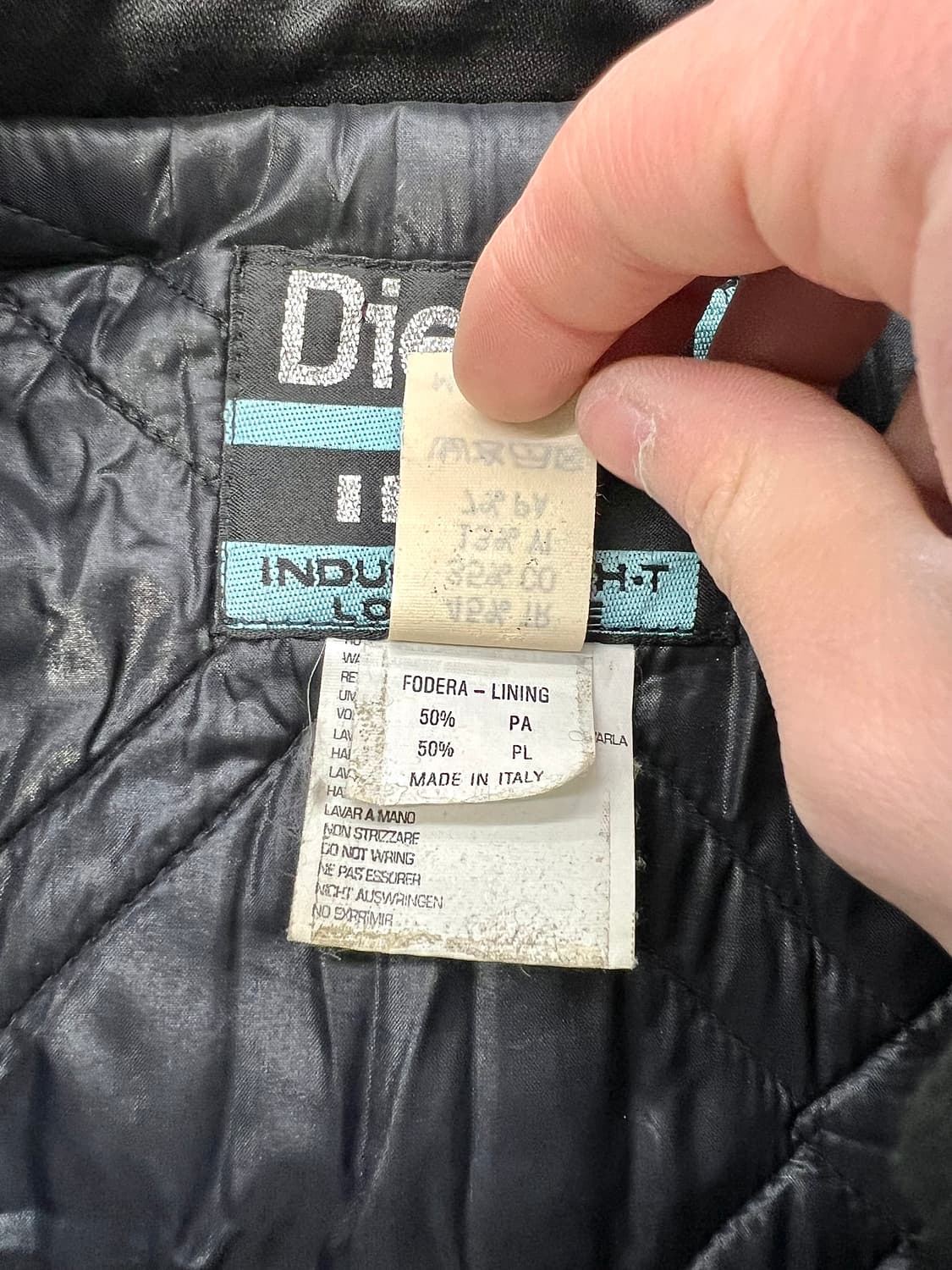 디젤 블랙 벨벳 스웨이드 도킹 헌티드 포켓 코트 자켓 상품이미지8