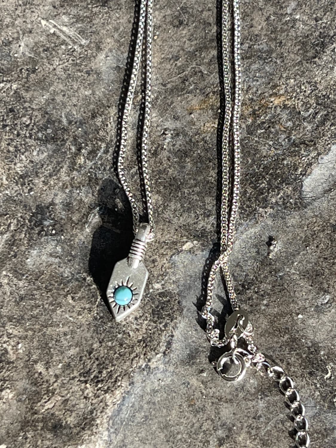 실버925 미니 터키석 목걸이 상품이미지4