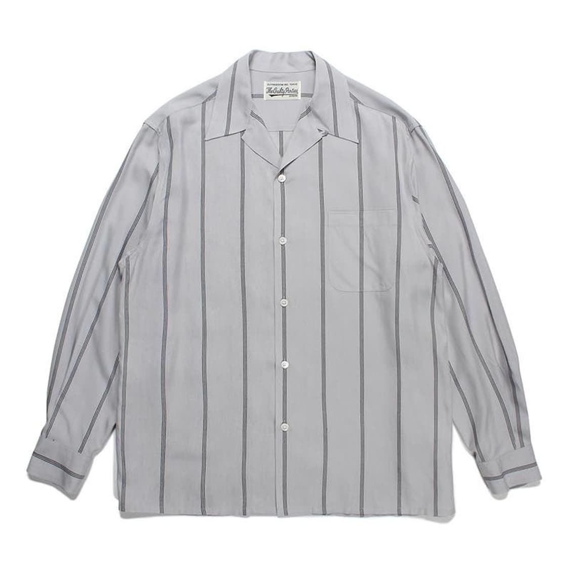 wackomaria STRIPED OPEN COLLAR SHIRT 상품이미지1