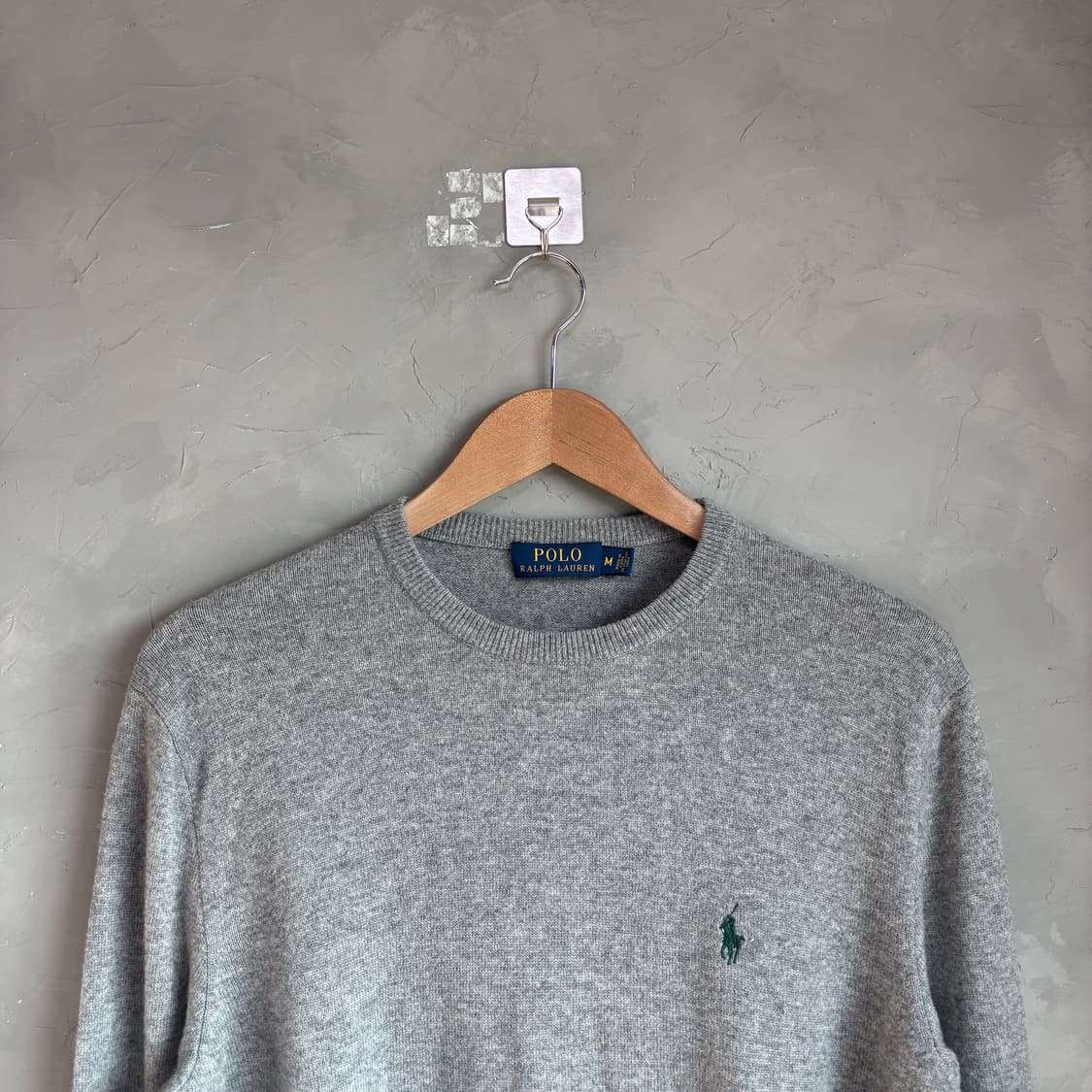 폴로 랄프로렌 메리노 울 니트 그레이 상품이미지2