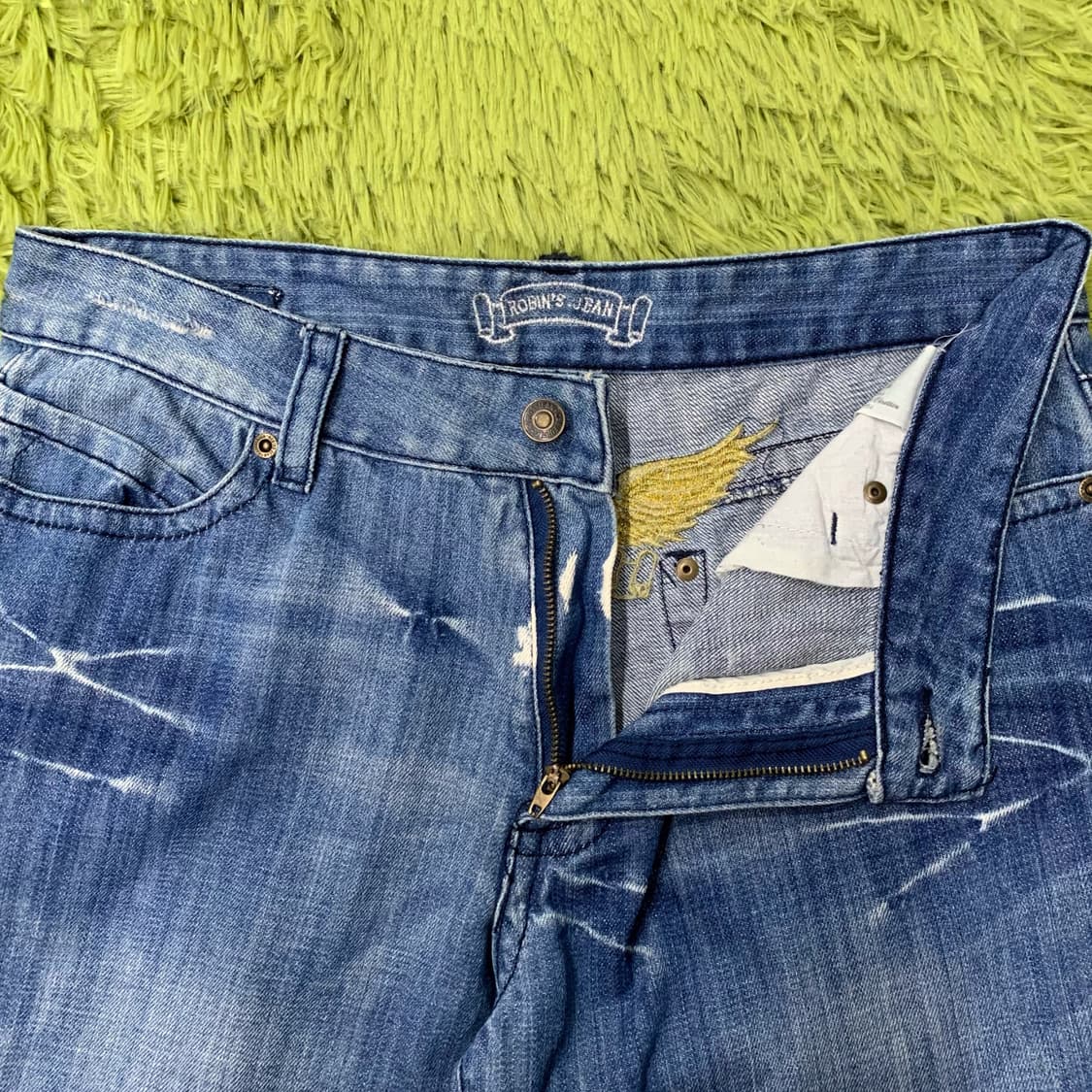 [33] 로빈스 진 스트레이트핏 워싱 데님팬츠 SJ8900 상품이미지4