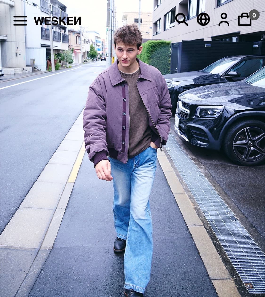 WESKEN 워시드 코튼 자켓 상품이미지4