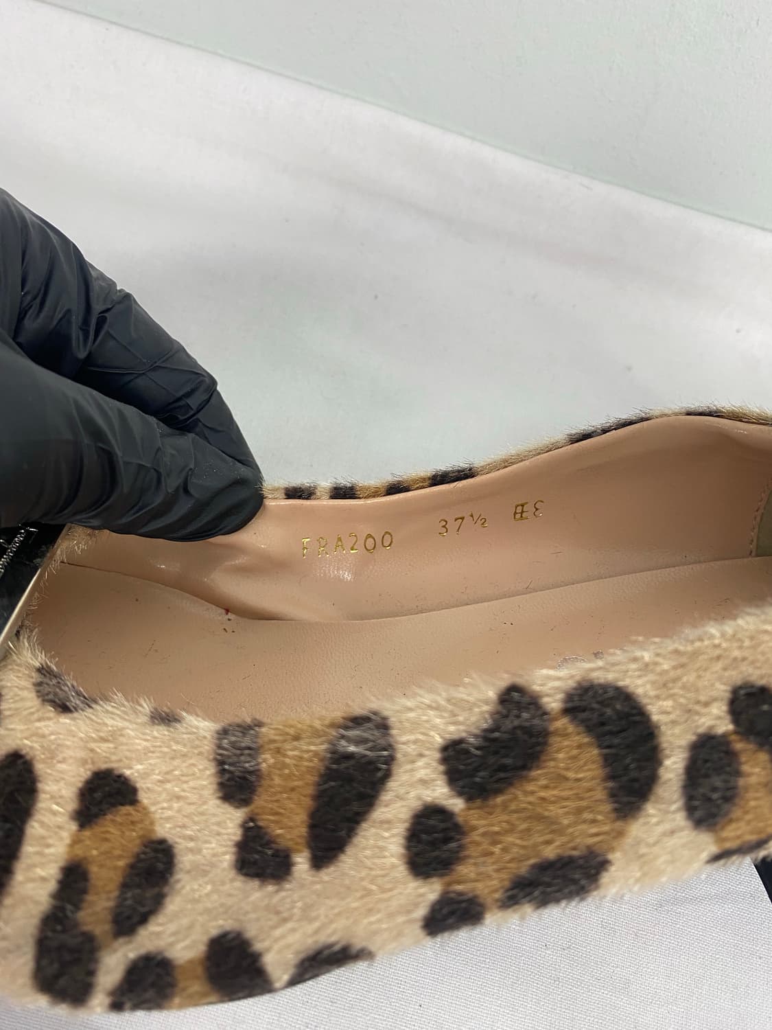 살바토레 페라가모 레오파드 간치니 플랫 구두 37.5 상품이미지5