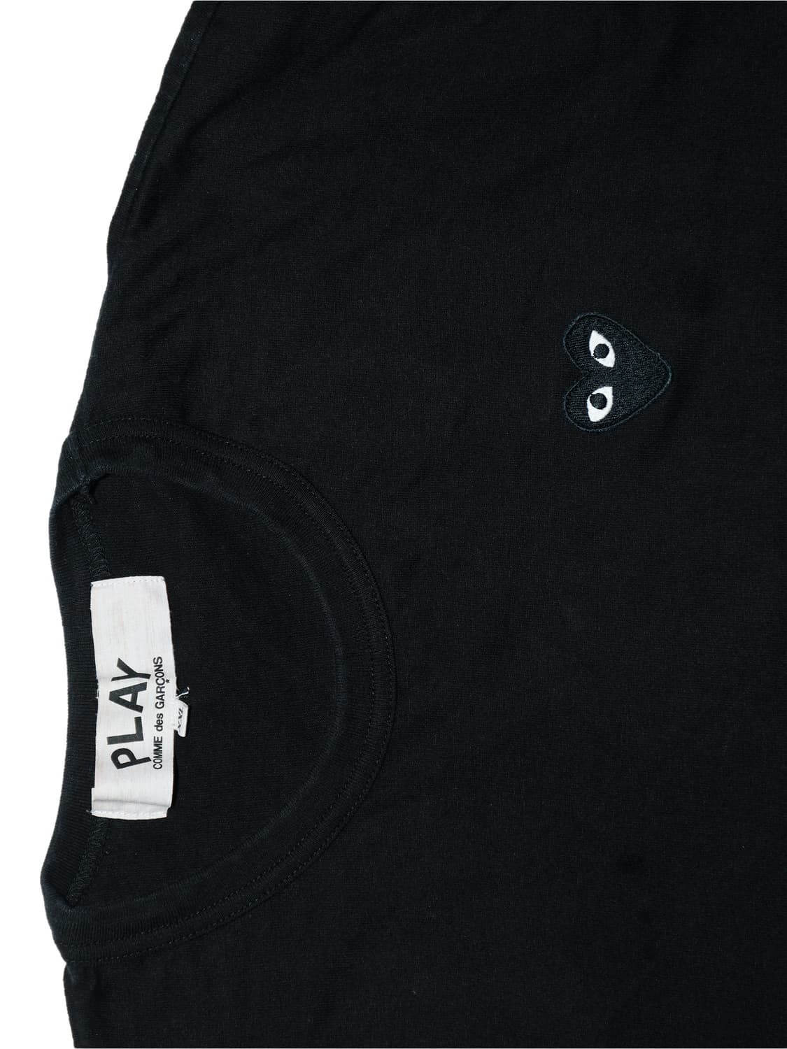 꼼데가르송 플레이 블랙 하트 로고 반팔티 블랙 XXL 상품이미지2