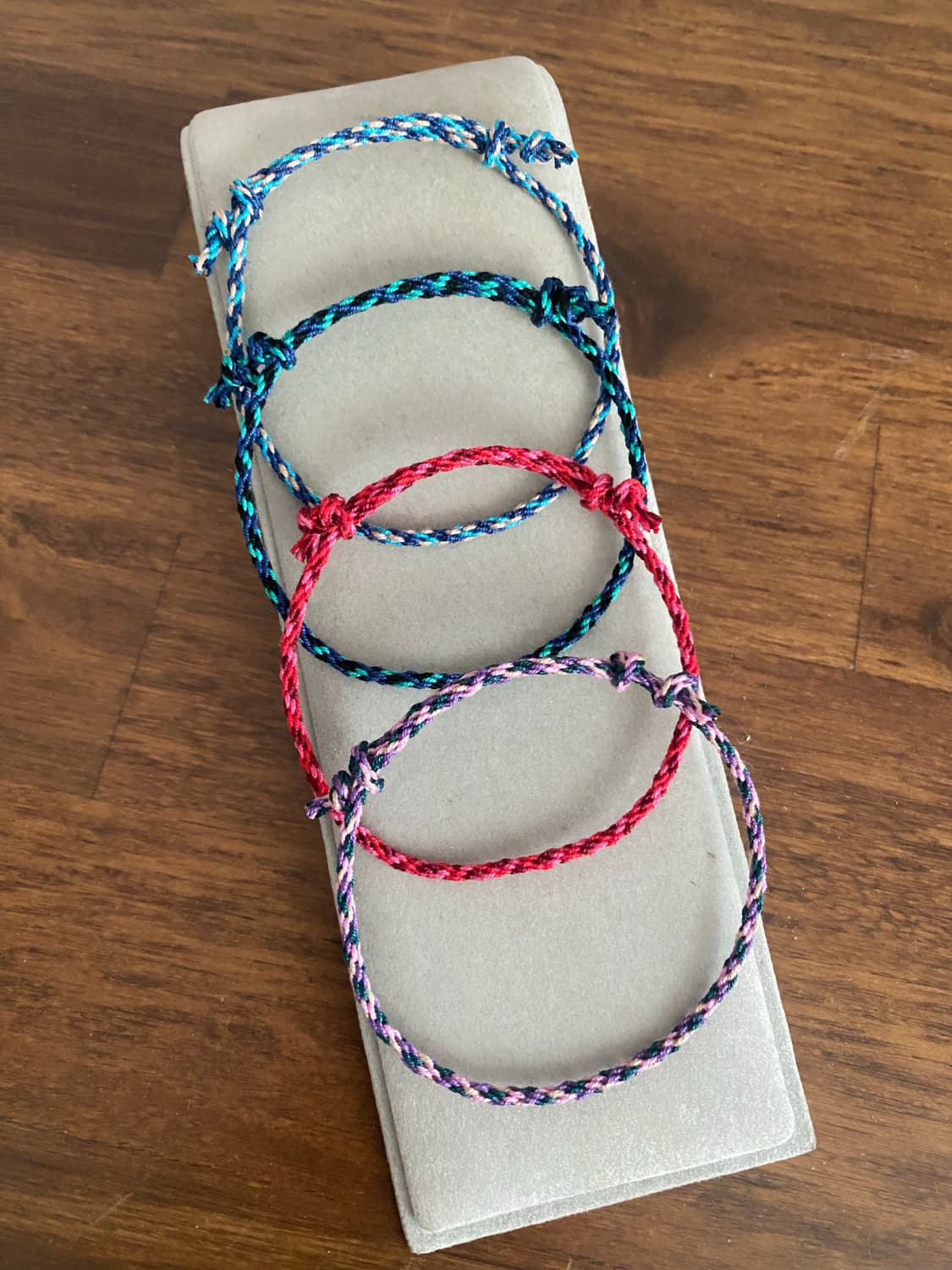 마크라메 유기농코튼 실팔찌 세트(L) 상품이미지1