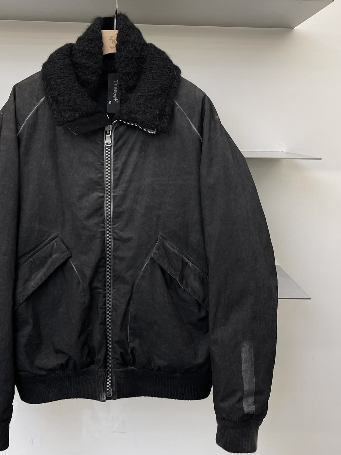 트랜짓 20fw 코티드 알파카 자켓 상품이미지3