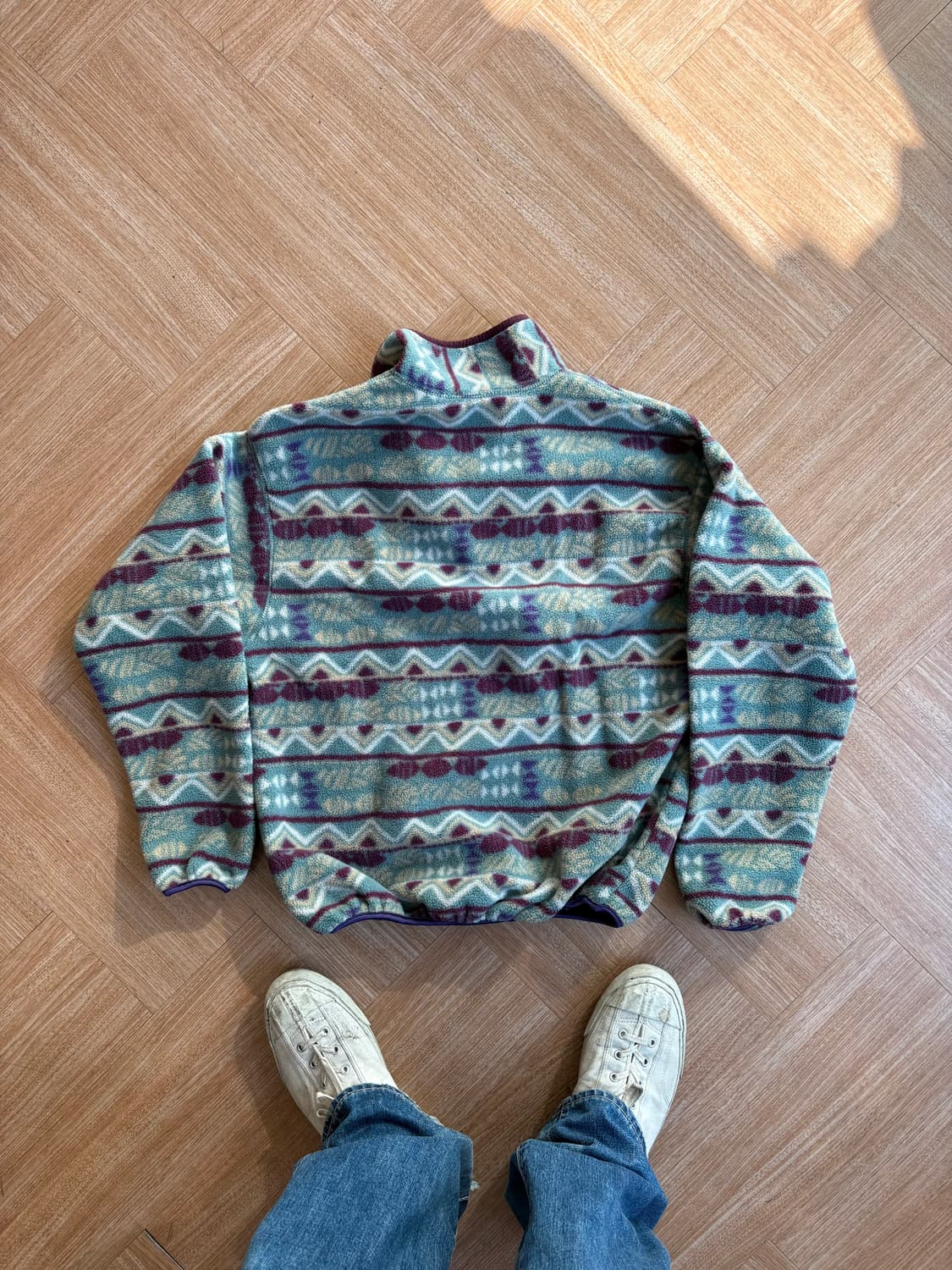 90s Columbia Aztec 플리스 상품이미지3