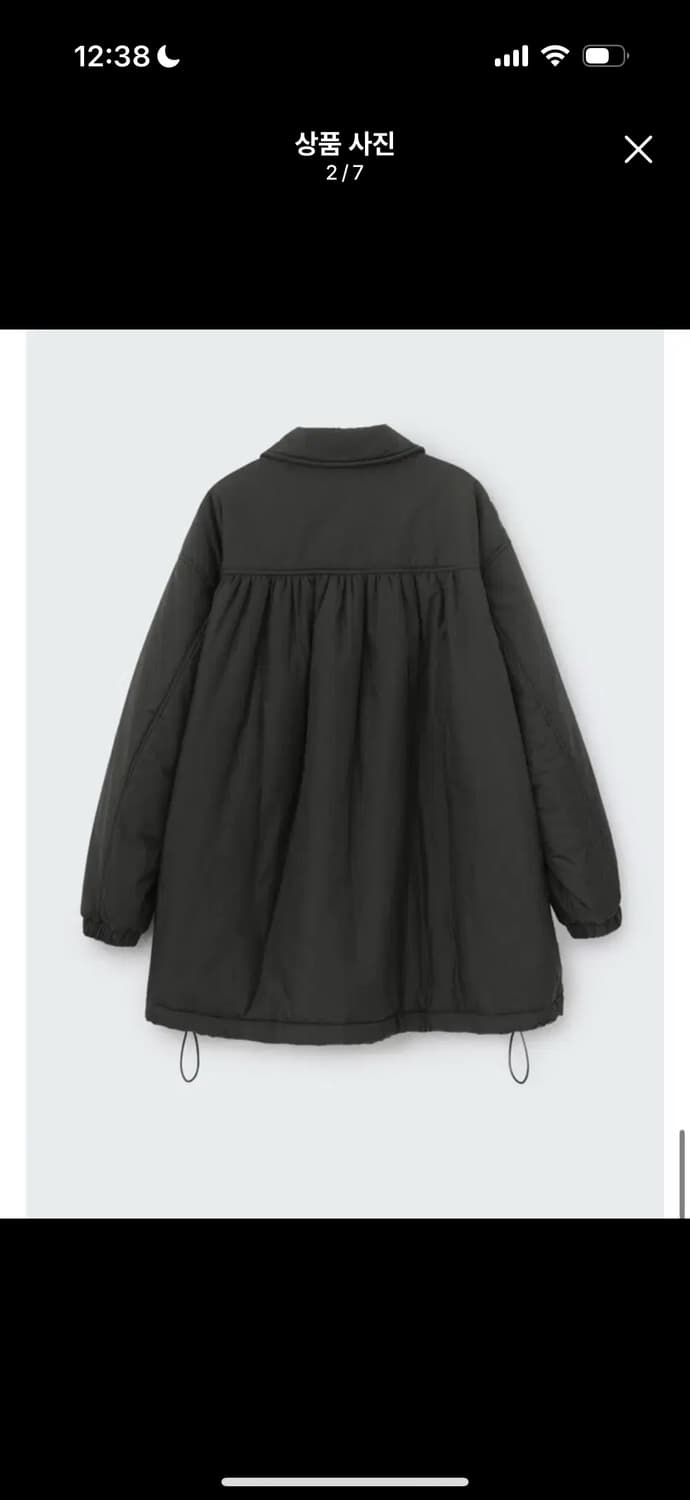 코스모스 패딩 SHIRRING JACKET (DEEP KHAKI) 상품이미지2