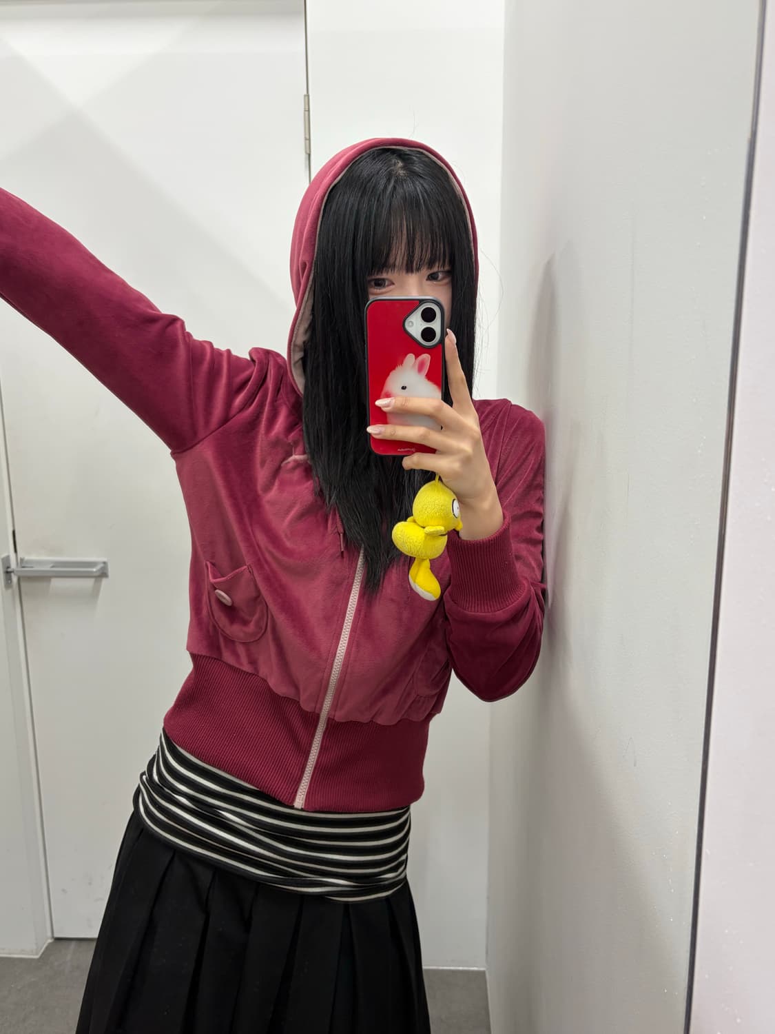 푸마 벨벳 후드집업 상품이미지4